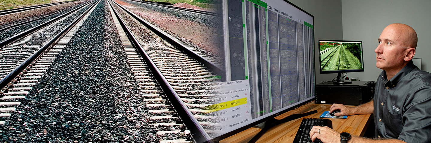 Virtual Track Walk - High-resolution Track Imaging Inspection Software by ENSCO Rail