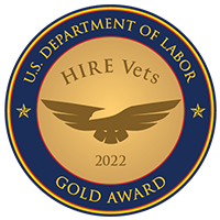 ENSCO – HIRE Vets Gold Medallion Award 2022