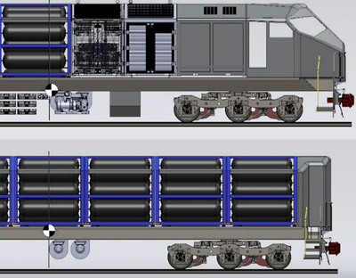 Crashworthiness for Alternative Fuel Powered Vehicles - Railway Age Article, August 2023