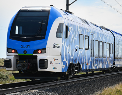 First U.S. Hydrogen Powered Passenger Trainset Testing at TTC - Railway Age Article, October 2023
