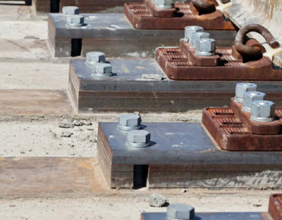 The vertical (shim plates) and lateral perturbations (serrated washer plate) can be configured for a variety of scenarios and track geometries - TTC Operated by ENSCO - RT&S September 2026