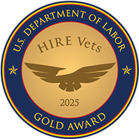 ENSCO - HIRE Vets Gold Medallion Award 2025