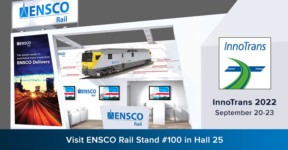 ENSCO Stand 100 at InnoTrans 2022