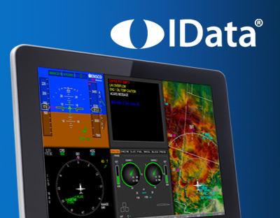 Primary Flight Display & Digital Moving Map developed with IData® Tool Suite.