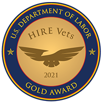 ENSCO – HIRE Vets Gold Medallion Award 2021