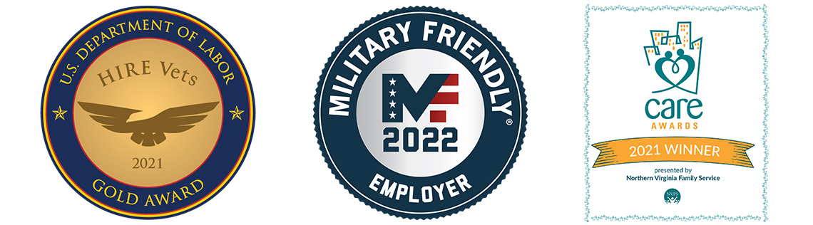 ENSCO Named Winner of Three Prestigious Awards – The HIRE Vets Gold Medallion Award, Military Friendly Designation and CARE Award