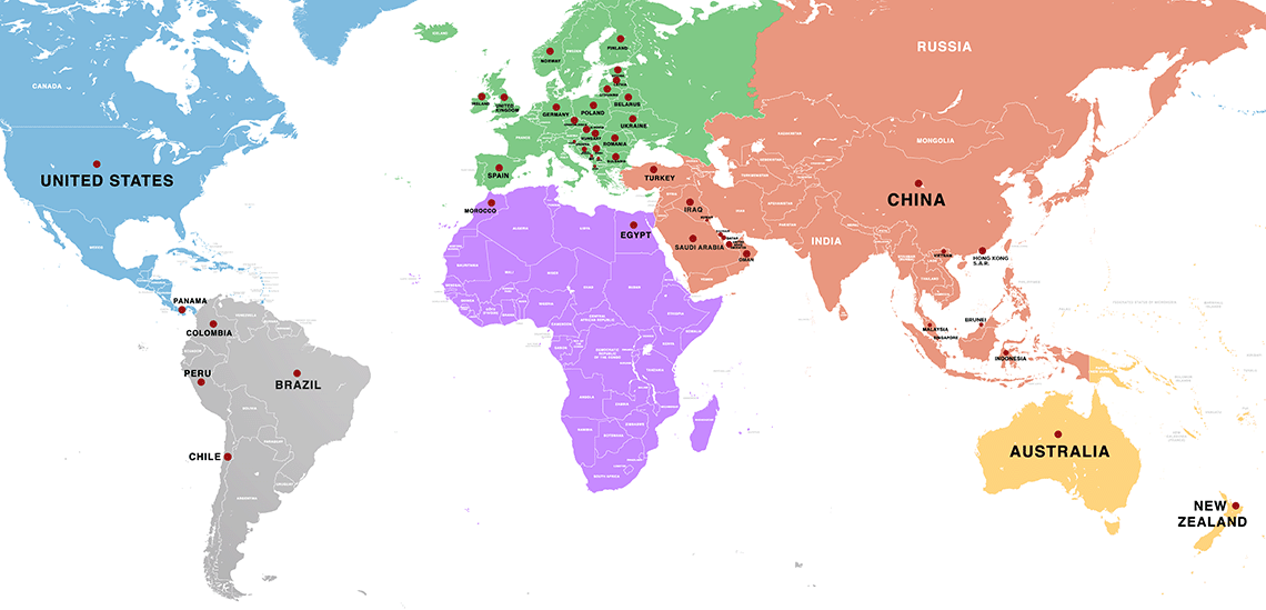 MicroSearch Authorized Resellers by Country - ENSCO